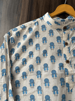 Load image into Gallery viewer, Mor ka Naach - Block Print Short Kurta
