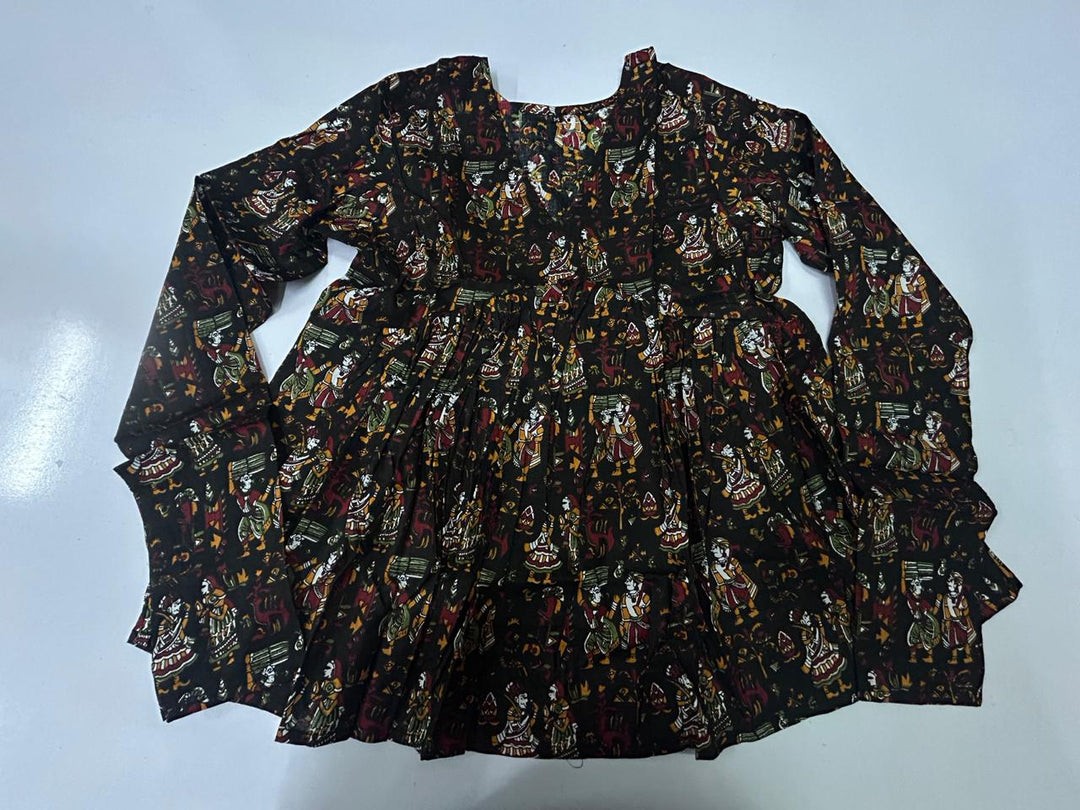 Heritage Mela Peplum– Blockprint Celebration
